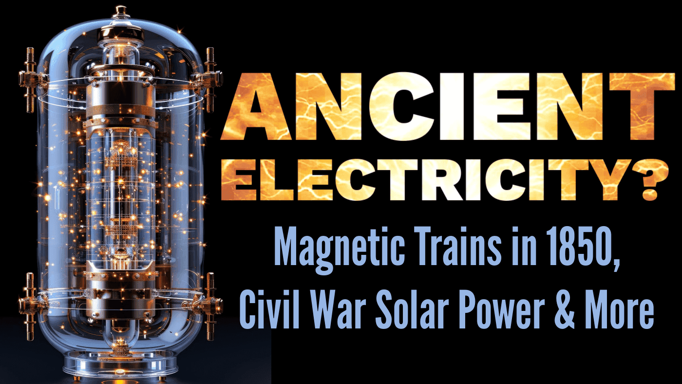 Magnetic Engines in the 1800s, Solar Lights During the Civil War: Lost Technology & Ancient Electricity