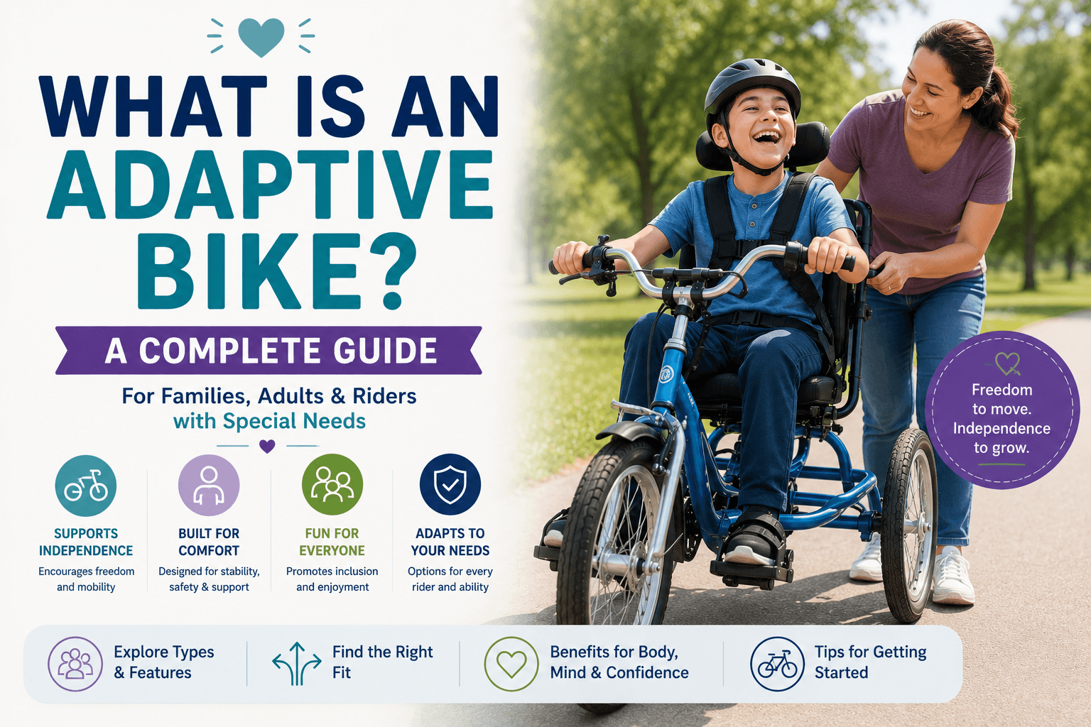 What Is an Adaptive Bike? A Complete Guide for Families, Adults, and Riders with Special Needs