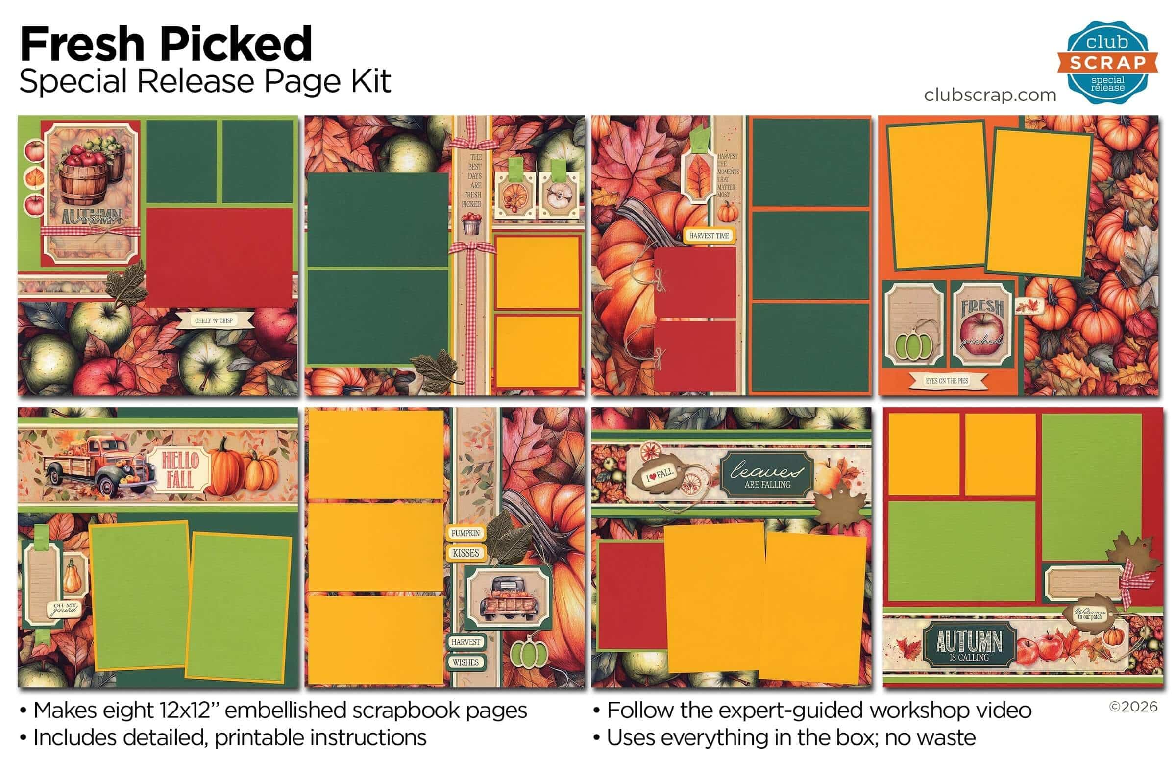 Fresh Picked Page Kit