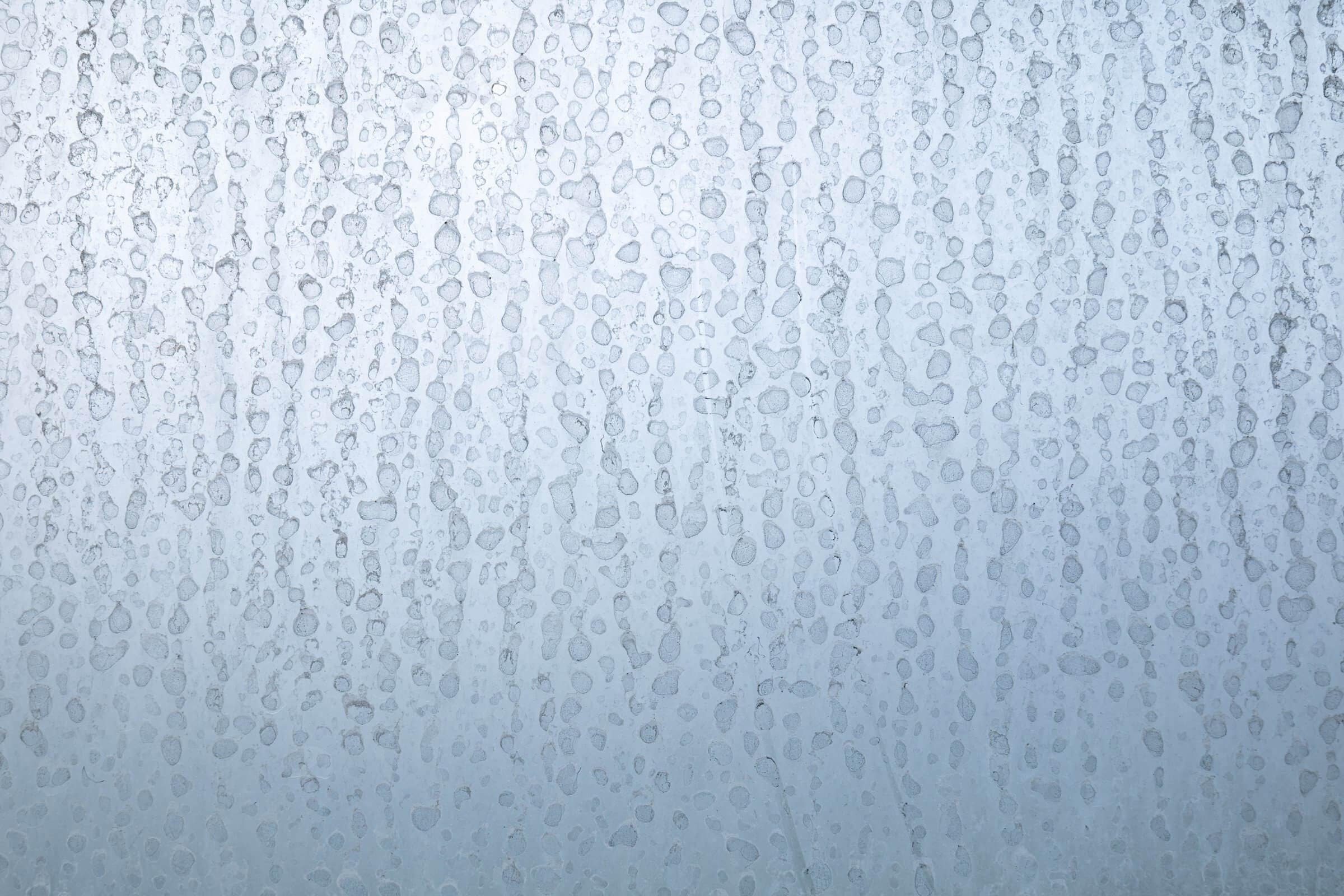hard water stains
