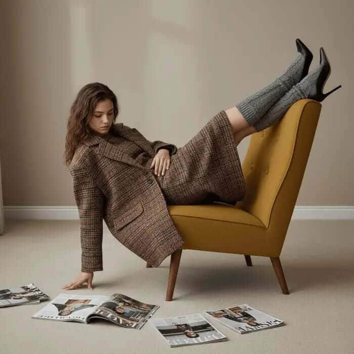 editorial fashion content with AI
