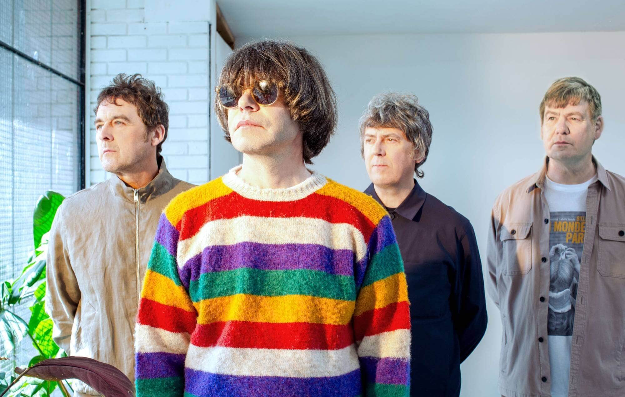 The Charlatans performing live