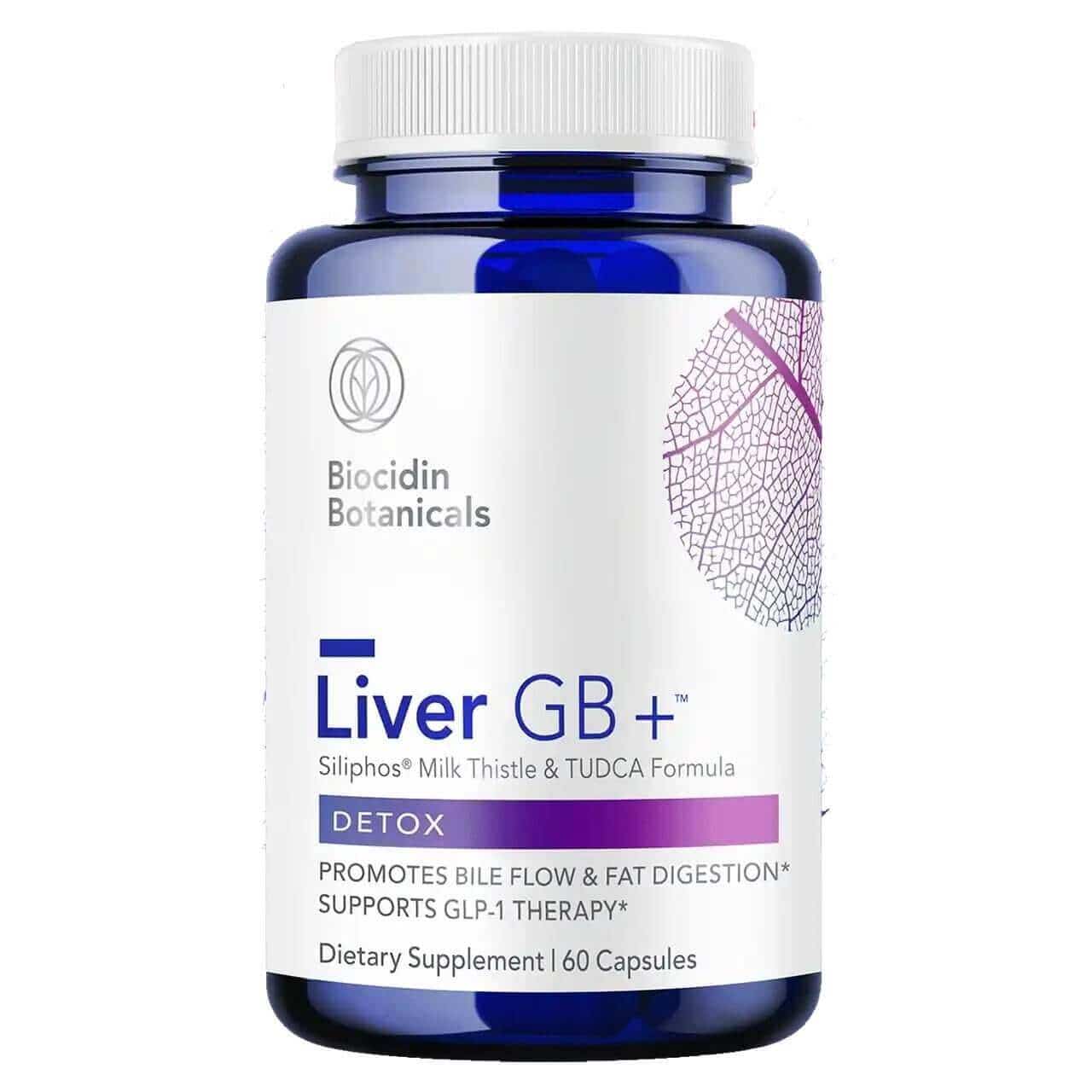 Liver GB Biocidin 60-capsule bottle