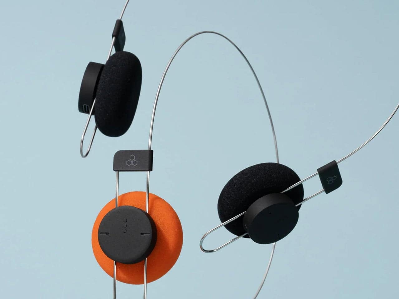 Final Porta headphones highlighting the compact earcup design