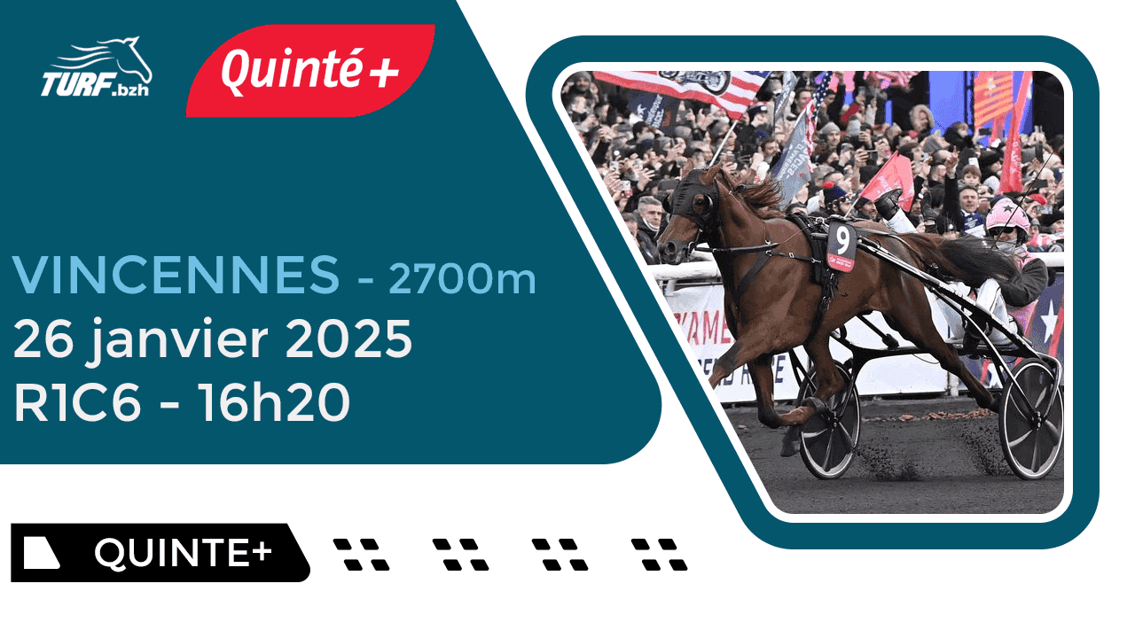 Quinté Vincennes : Analyse et Pronostic du 26 Janvier 2025