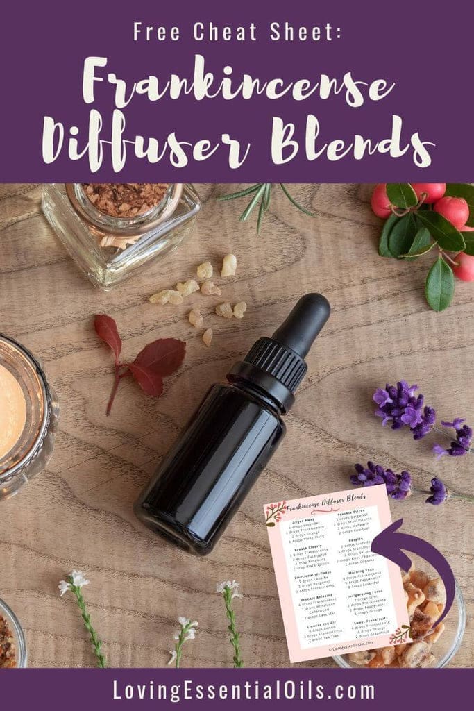 Frankincense diffuser blends by Loving Essential Oils