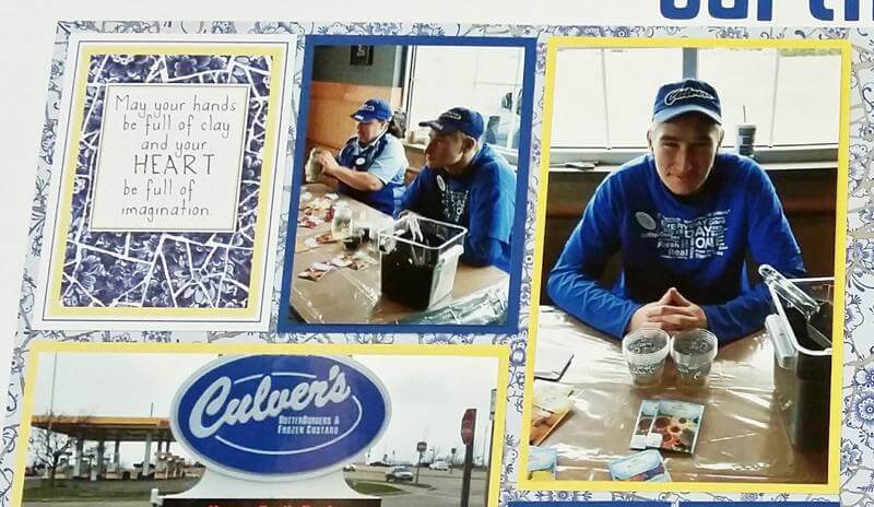 Delft Deluxe--Finished Scrapbook Pages
