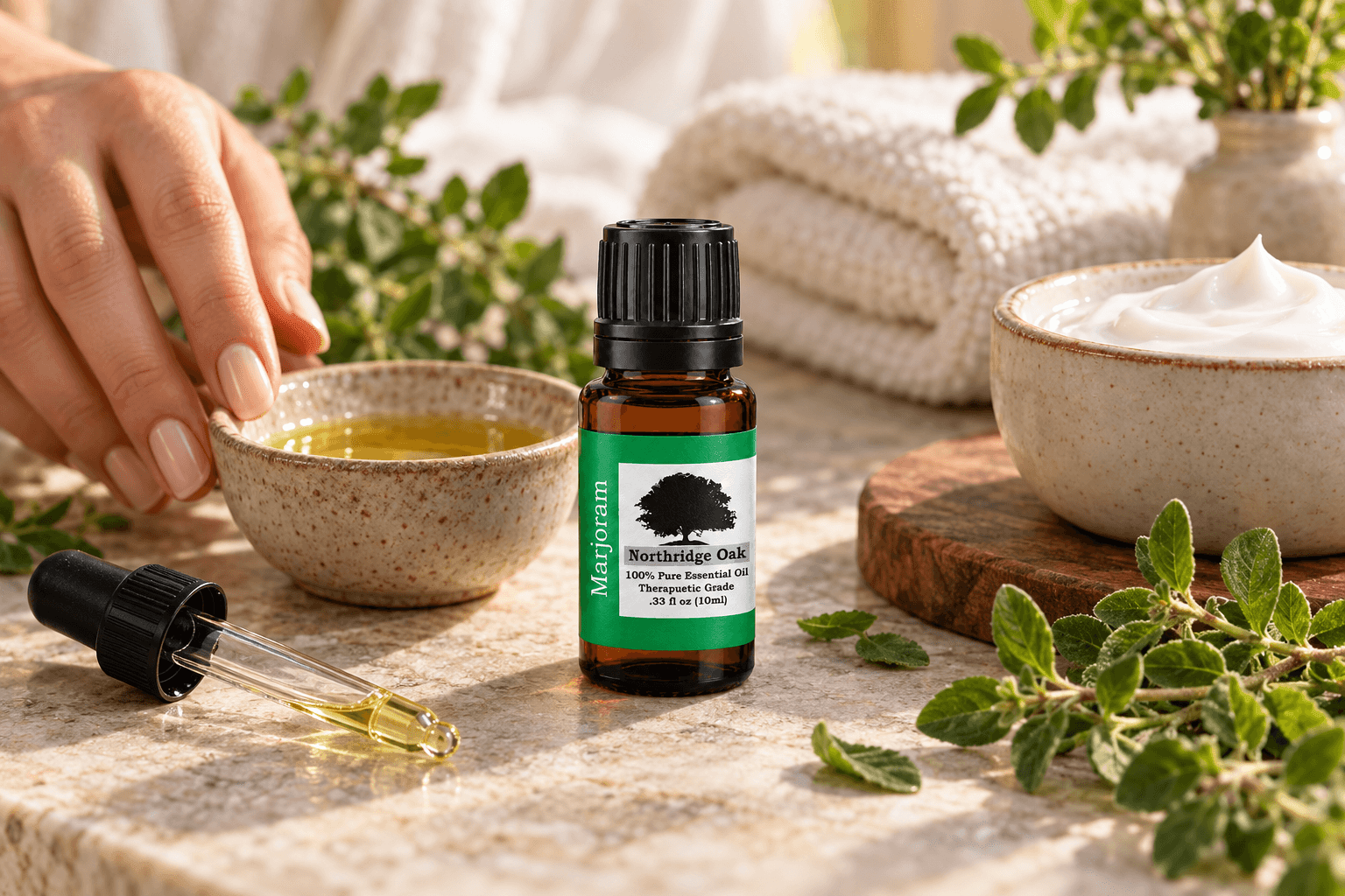 Marjoram Essential Oil for Skin: Benefits, Dilution and Simple Uses