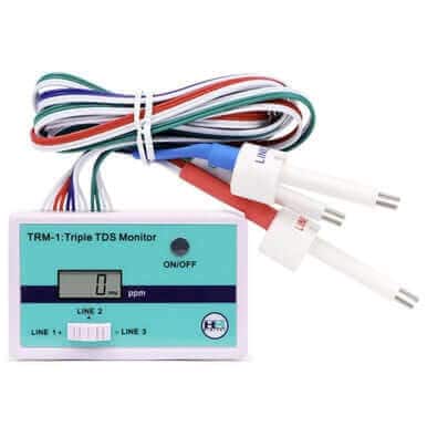 TDS Inline MeterTriple 1/4in Probes