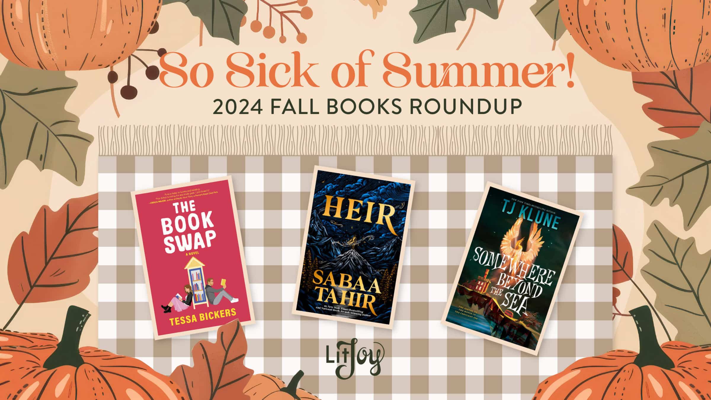 Fall Books Roundup (For When You're SO Sick of Summer!)
