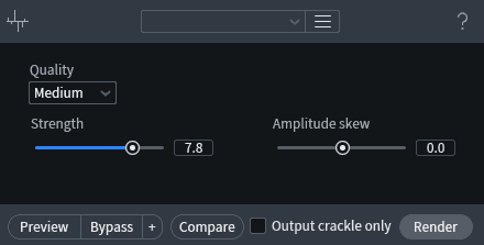 RX 7 De-crackle
