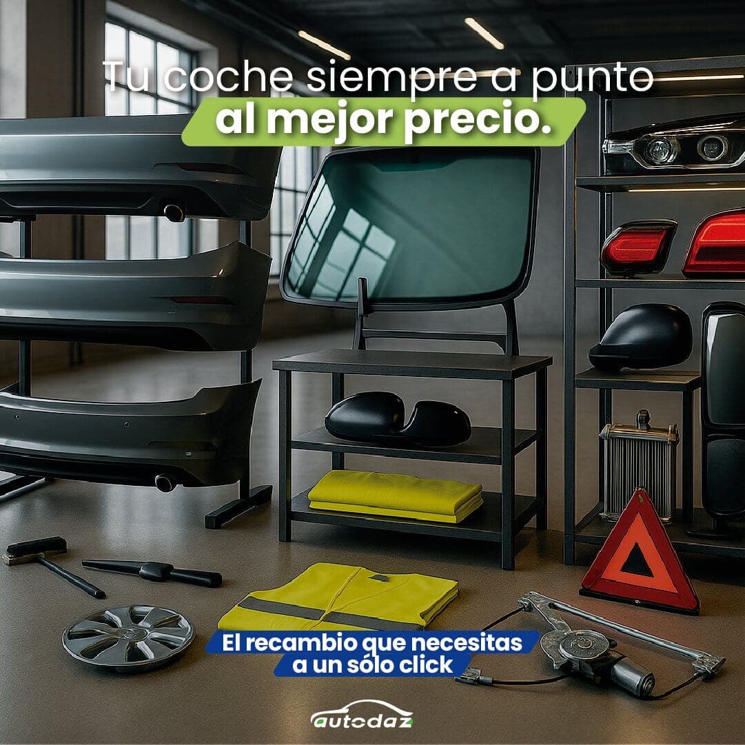 Autodaz - catálogo amplio en piezas de carrocería, desde parachoques hasta retrovisores, pasando por faros, parabrisas y mucho más