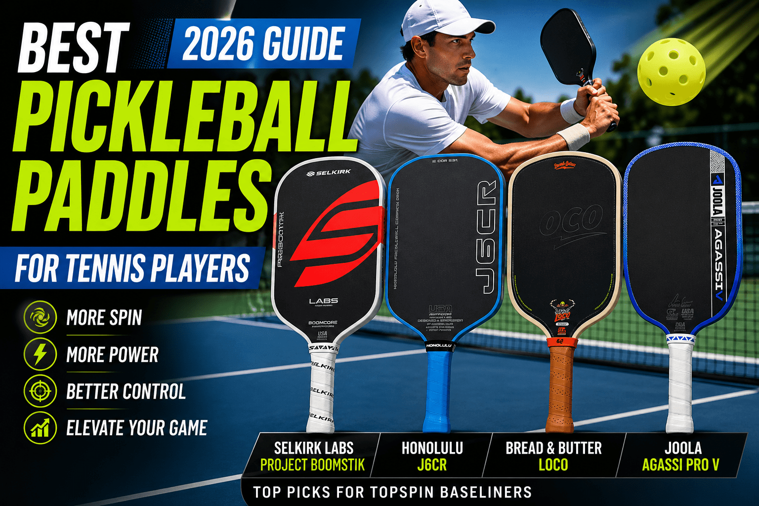 Pickleball Paddles for Tennis Players