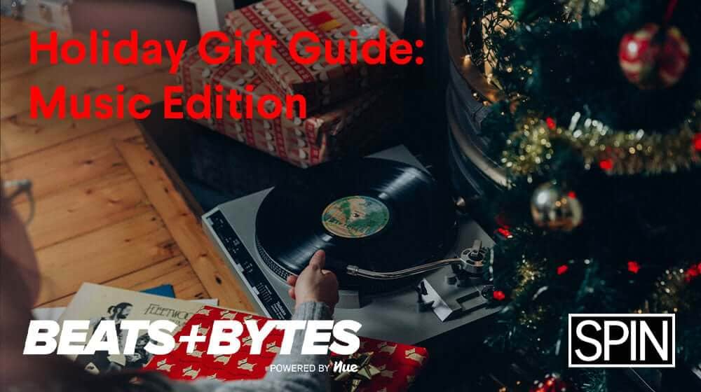Holiday music gift guide collage