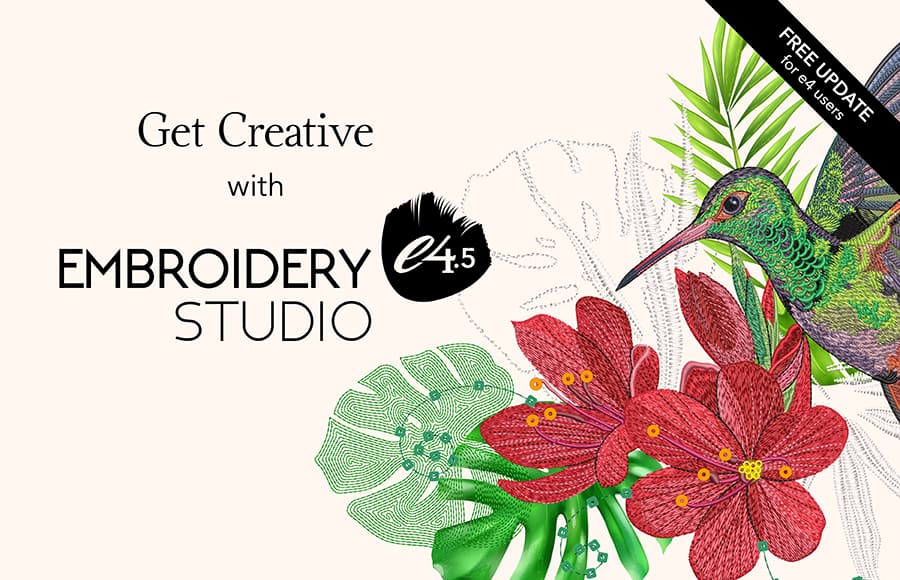 Get creative with EmbroideryStudio e4.5