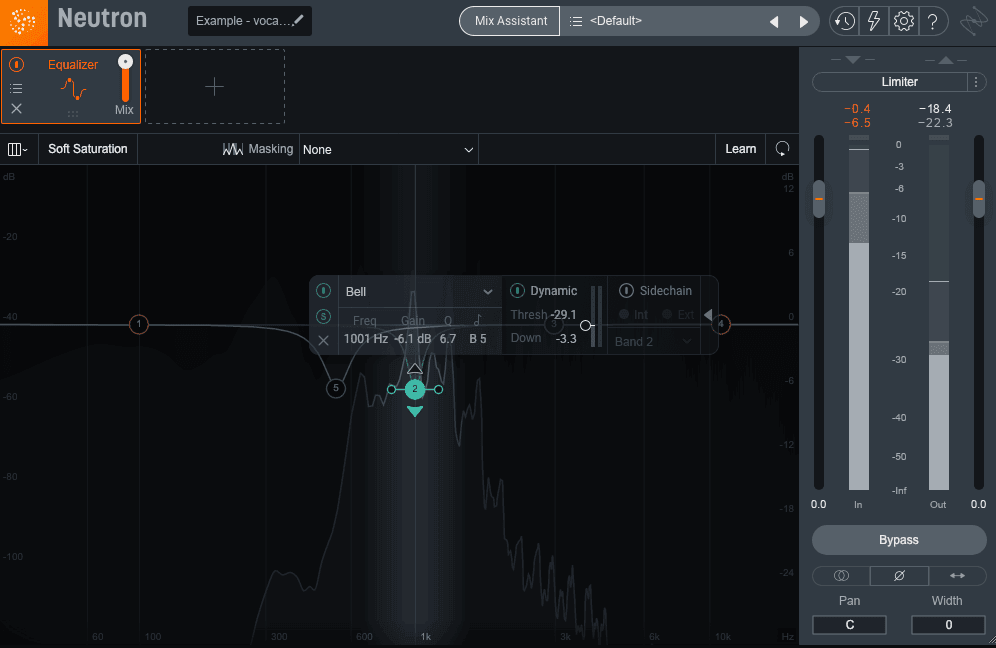Audition frequencies in Neutron