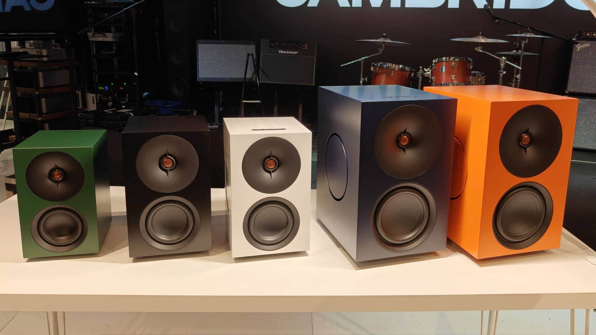 Five color options with a modern, matte finish