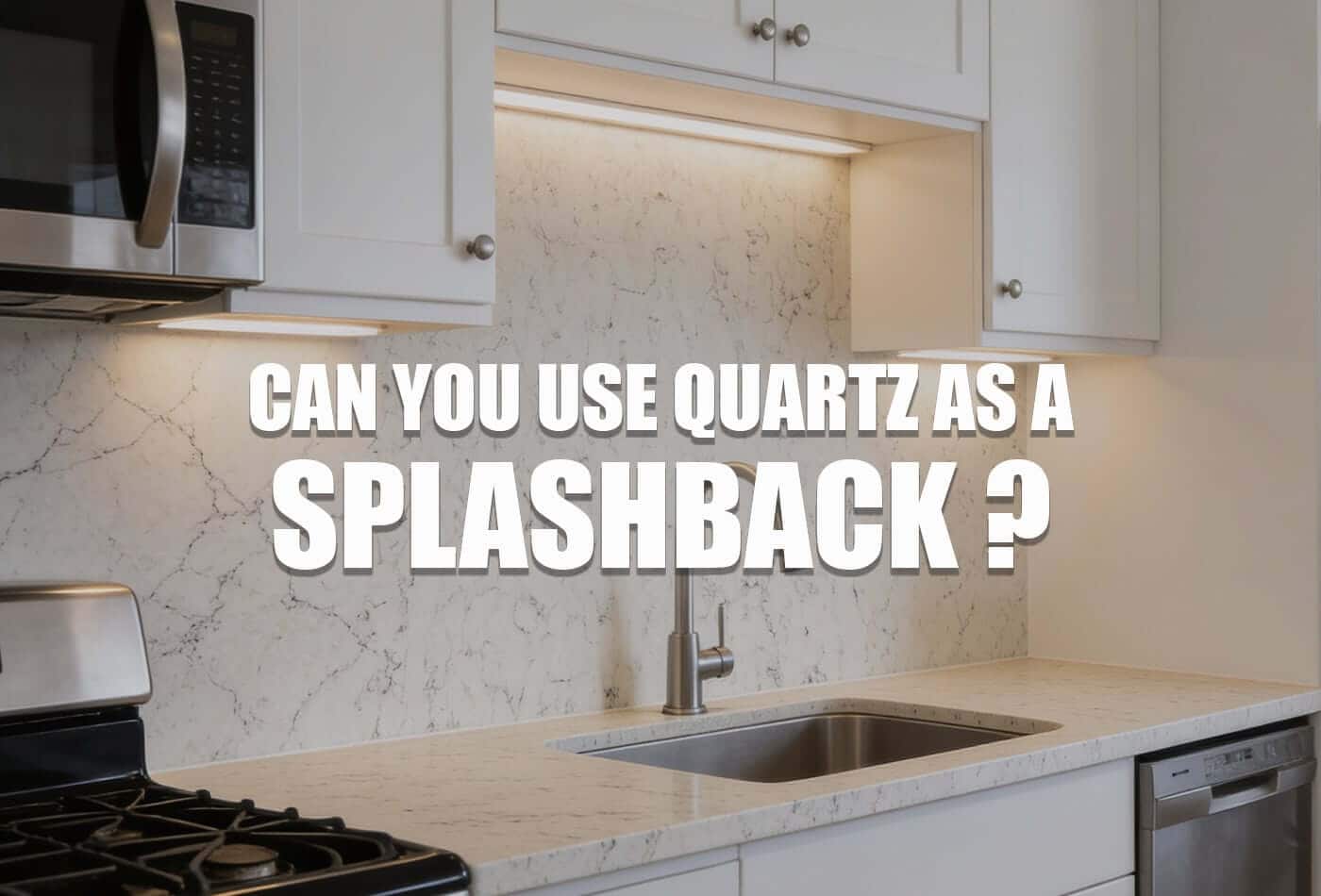 can you use quartz as a splashback