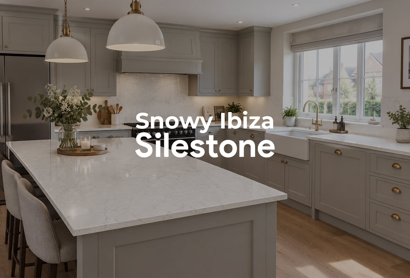 Snowy Ibiza Silestone