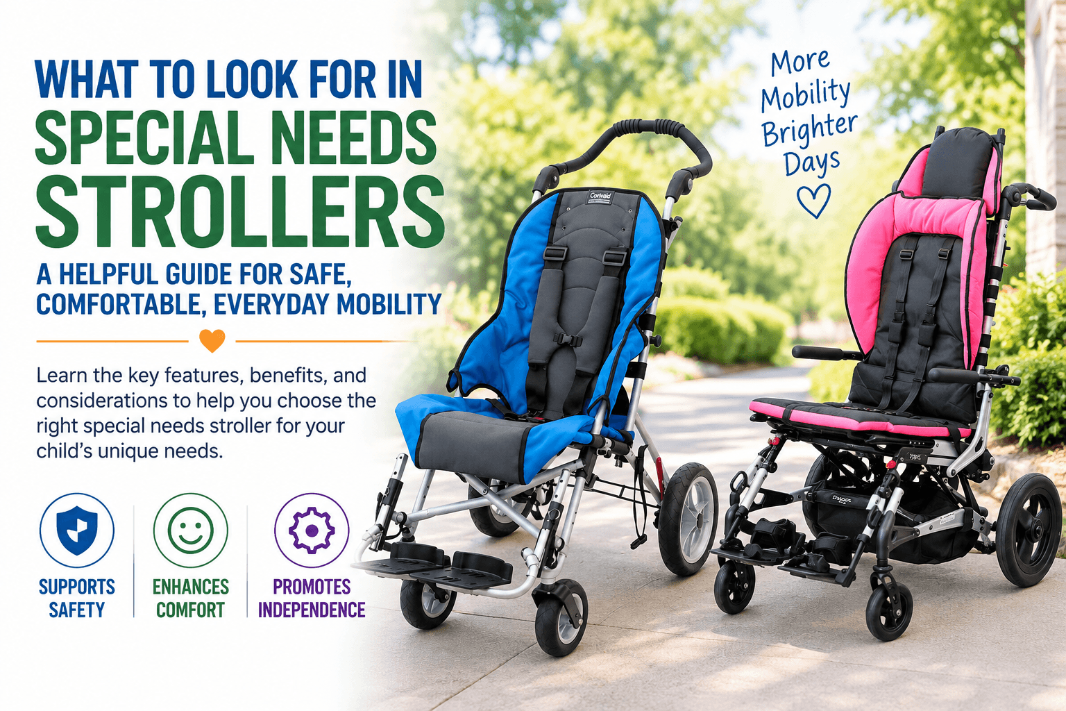 What to Look for in Special Needs Strollers