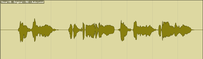 Audio clip - after Auto-Level