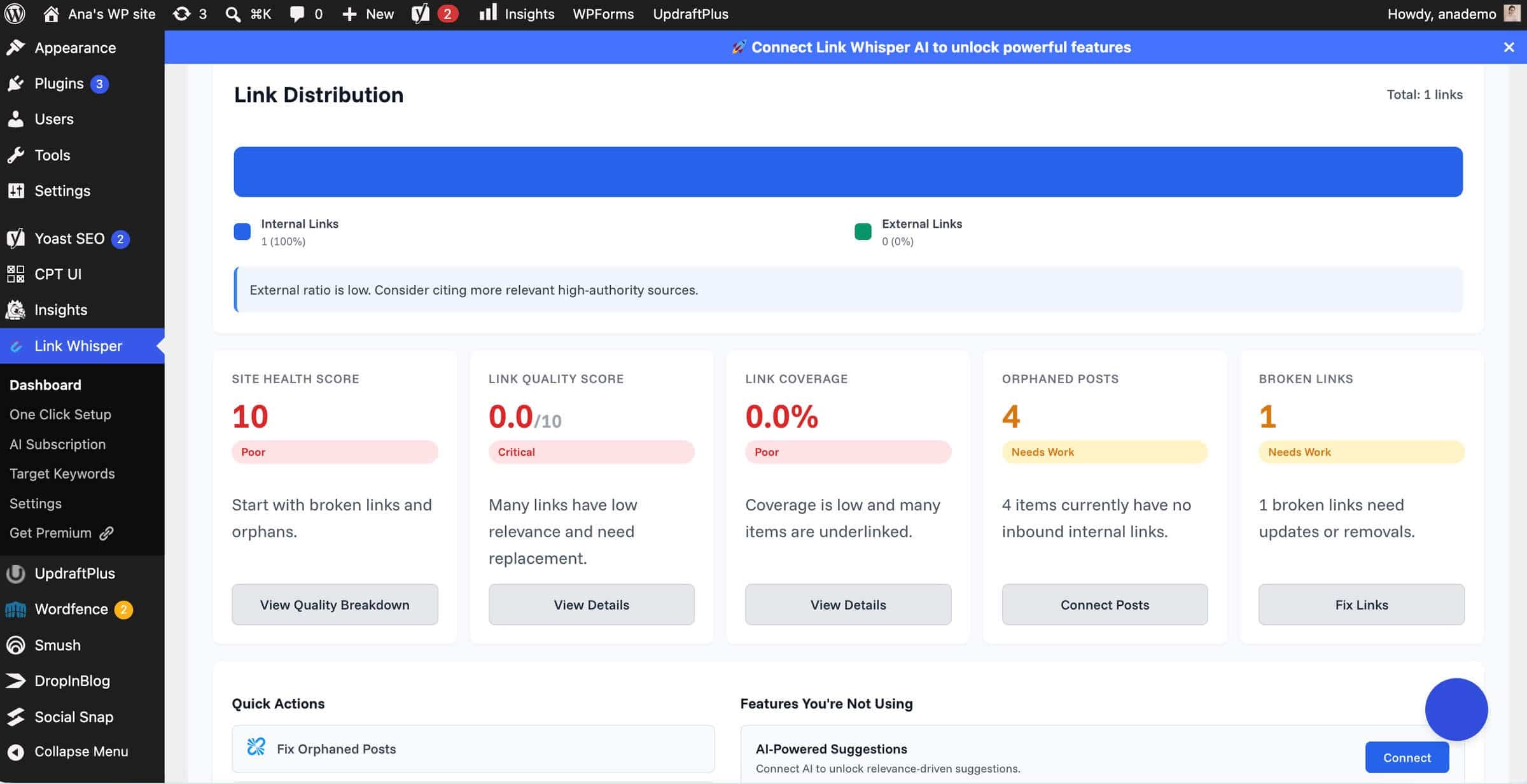 Link Whisper WordPress plugin