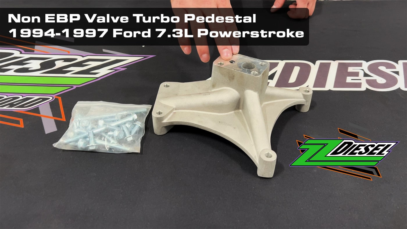 Non EBP Valve Turbo Pedestal, 1994-1997 Ford 7.3L Powerstroke