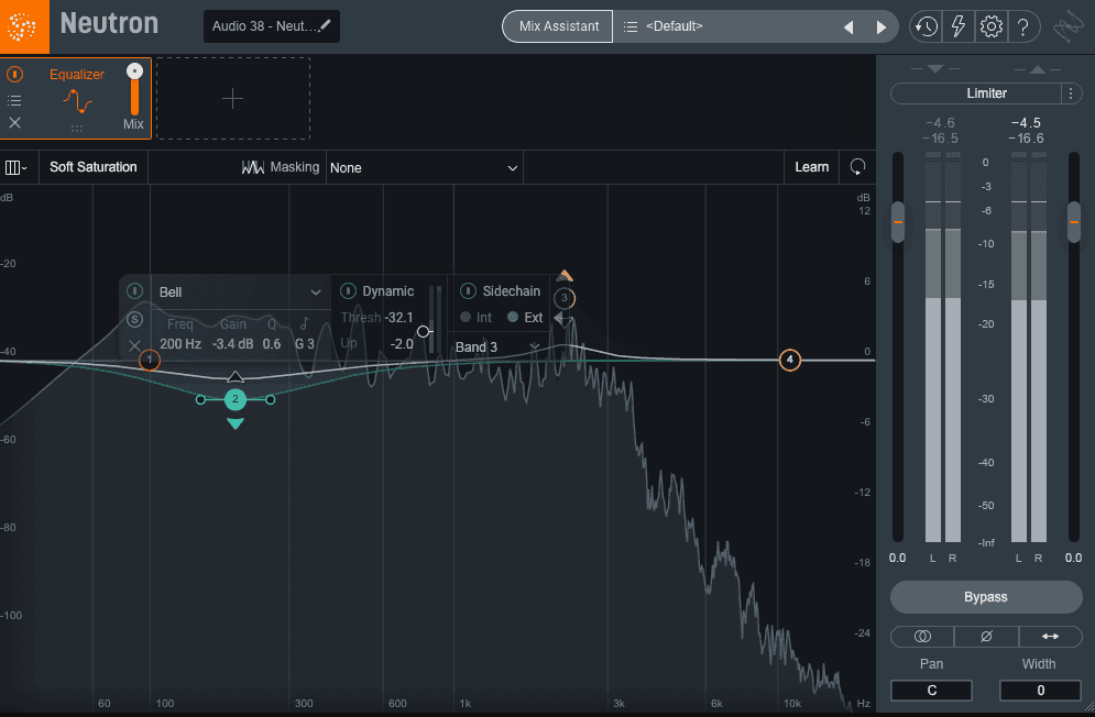 Sidechaining a dynamic cut to the pick attack's boost in Neutron