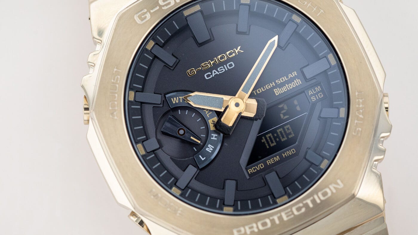 G-Shock's Full Metal CasiOak is Reborn in Gold Plating