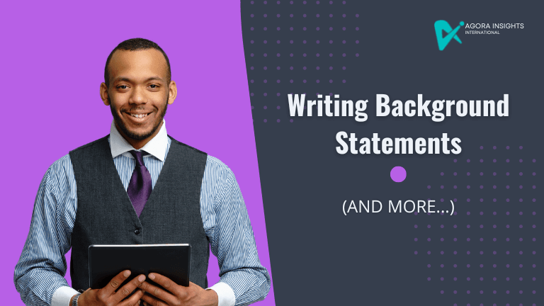 How to write a background statement, root cause and problem statement