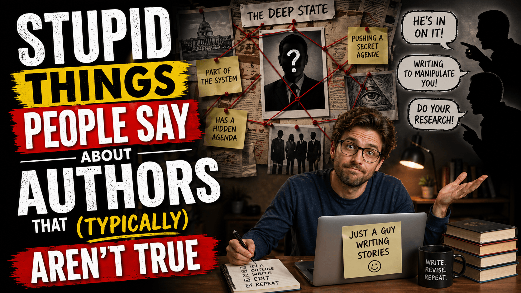 Stupid Accusations About Authors That [Usually] Aren't True