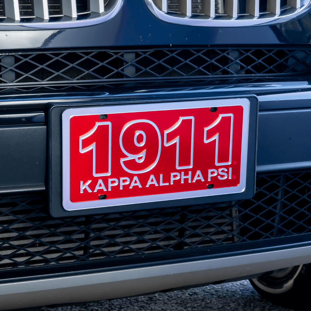 Kappa Alpha Psi License Plates: Stylish Accessories for Your Car