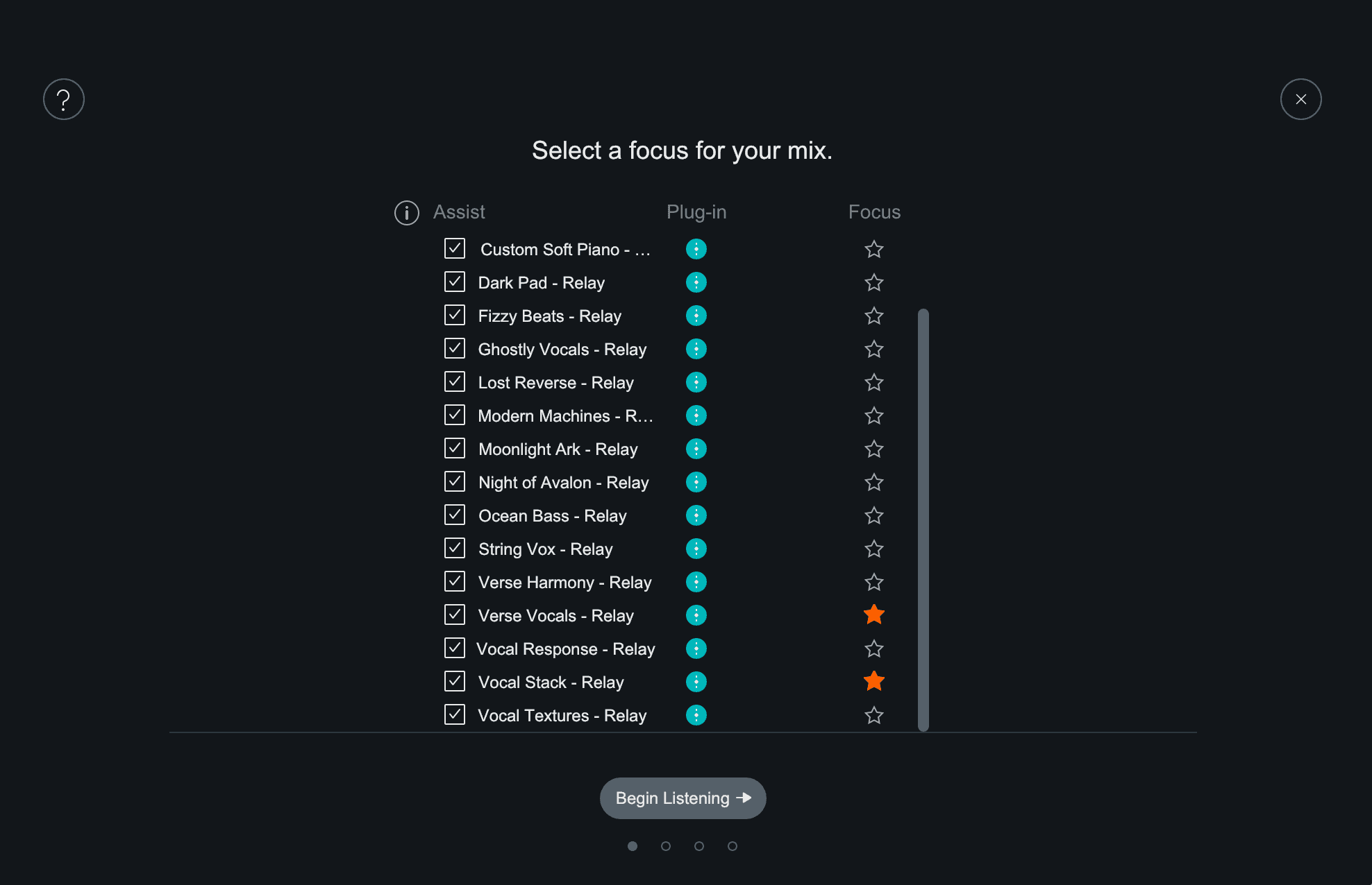 Choose your high end star