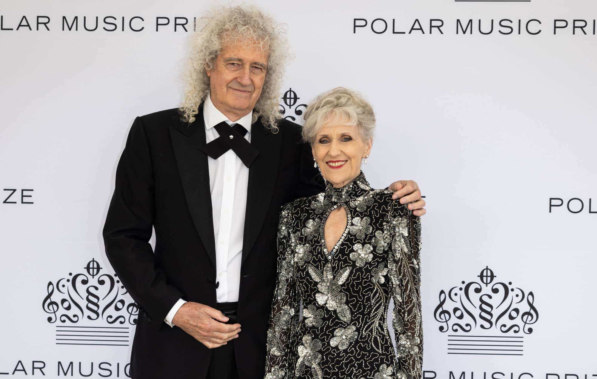 Brian May and Anita Dobson