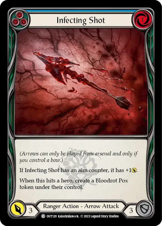 Infecting Shot (blue)