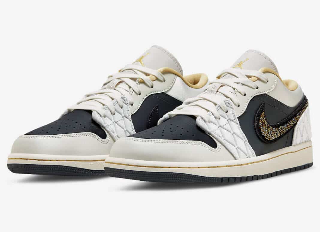 Air Jordan 1 Low Beaded Swoosh
