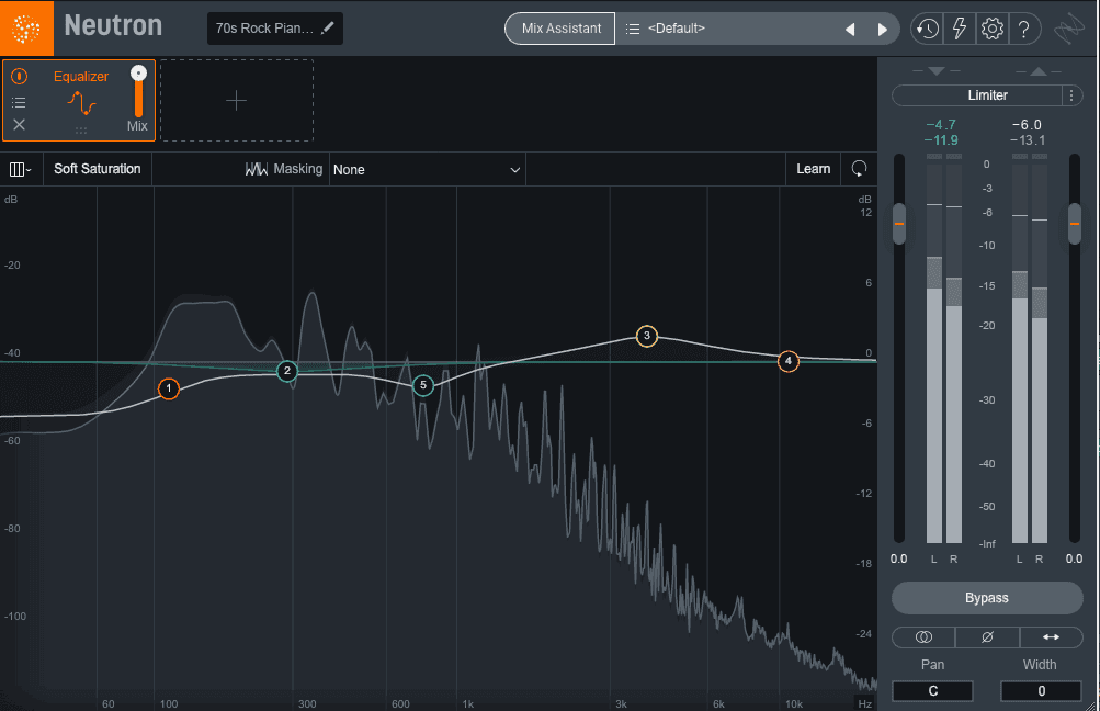 Better piano EQ choices in Neutron Pro