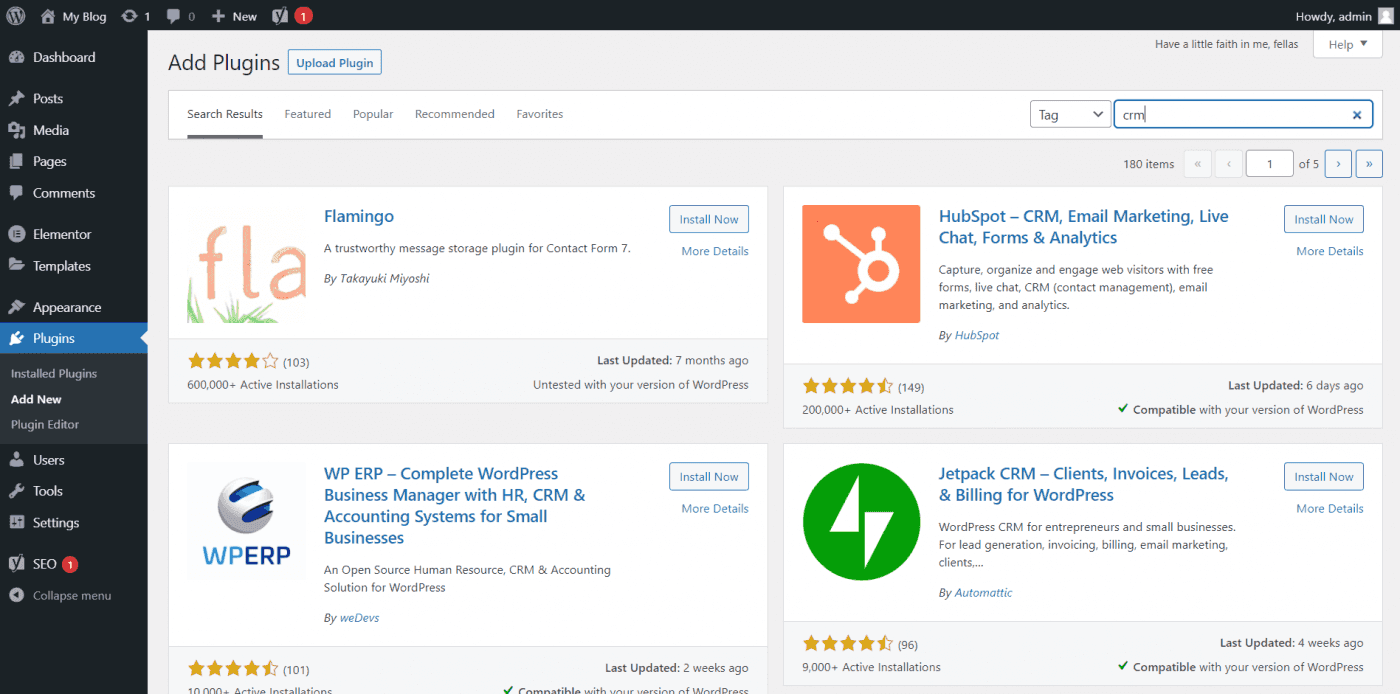 WordPress plugins