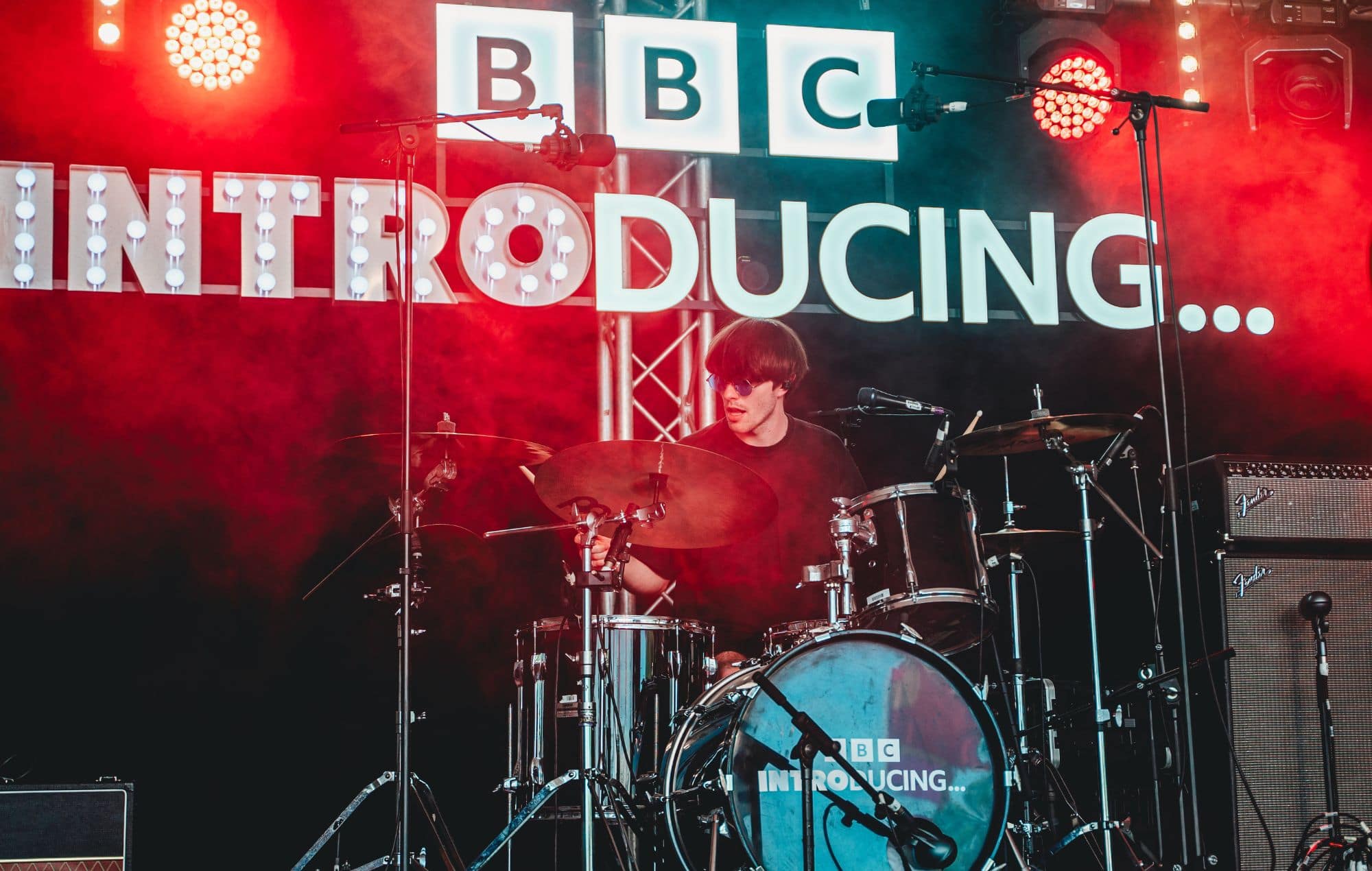 Kingfishr performs on the BBC Introducing Stage at Glastonbury 2024