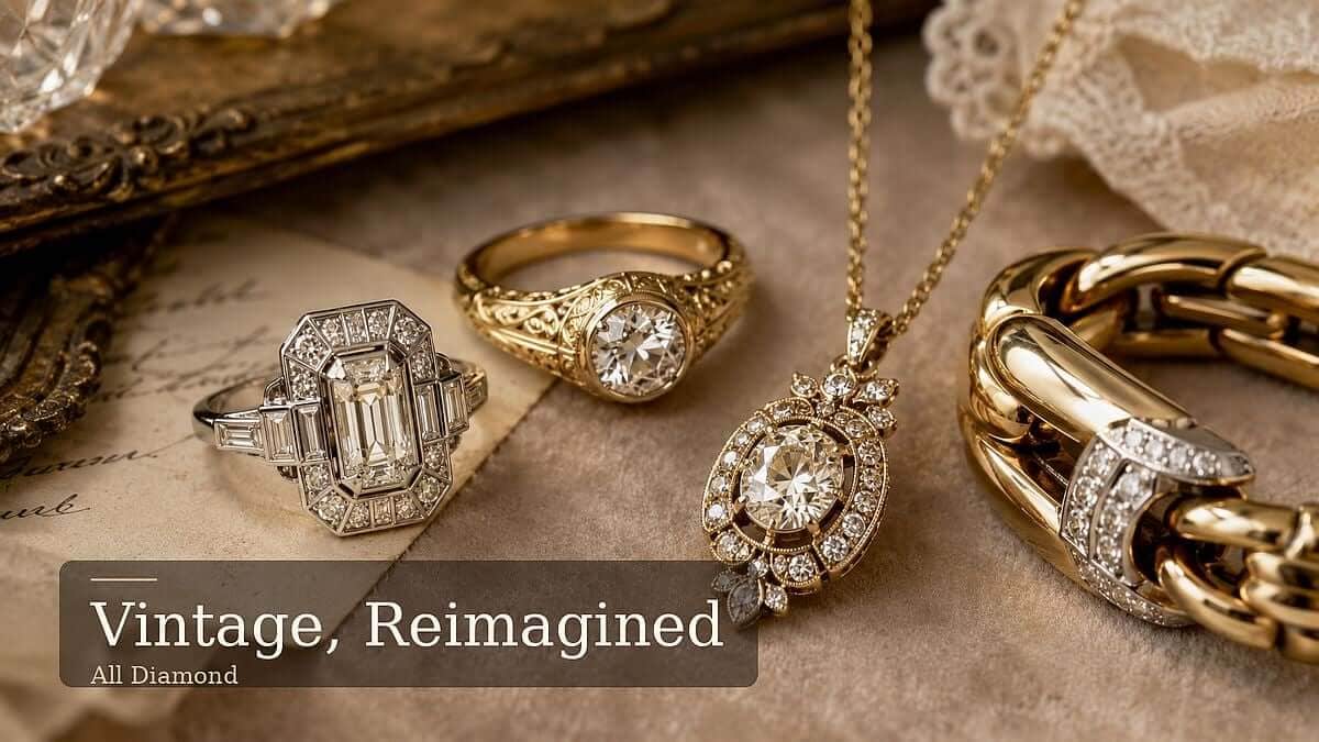 Vintage Inspiration in Modern Diamond Jewellery Designs