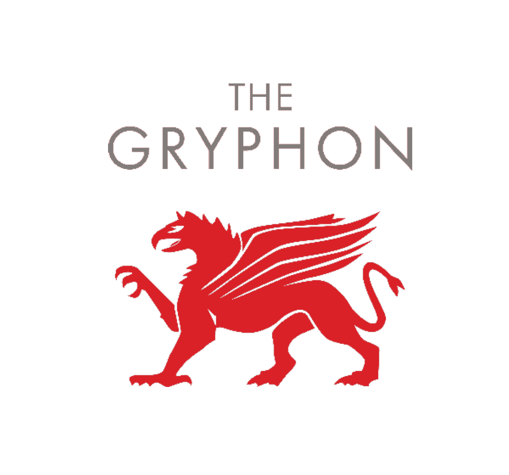 The Gryphon Audio Designs logo, symbolizing four decades of excellence.