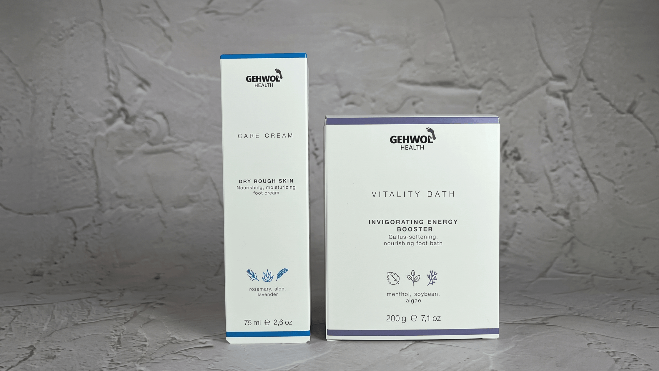 GEHWOL HEALTH Care Cream and Vitality Bath for fall foot care