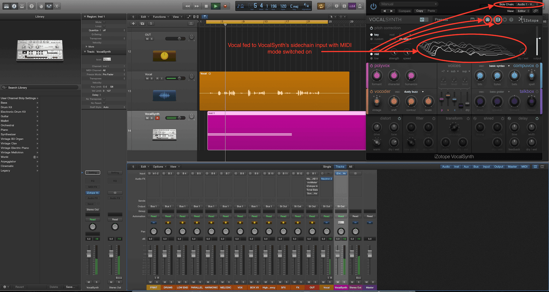 Sidechain the Input of a Synthesizer .png