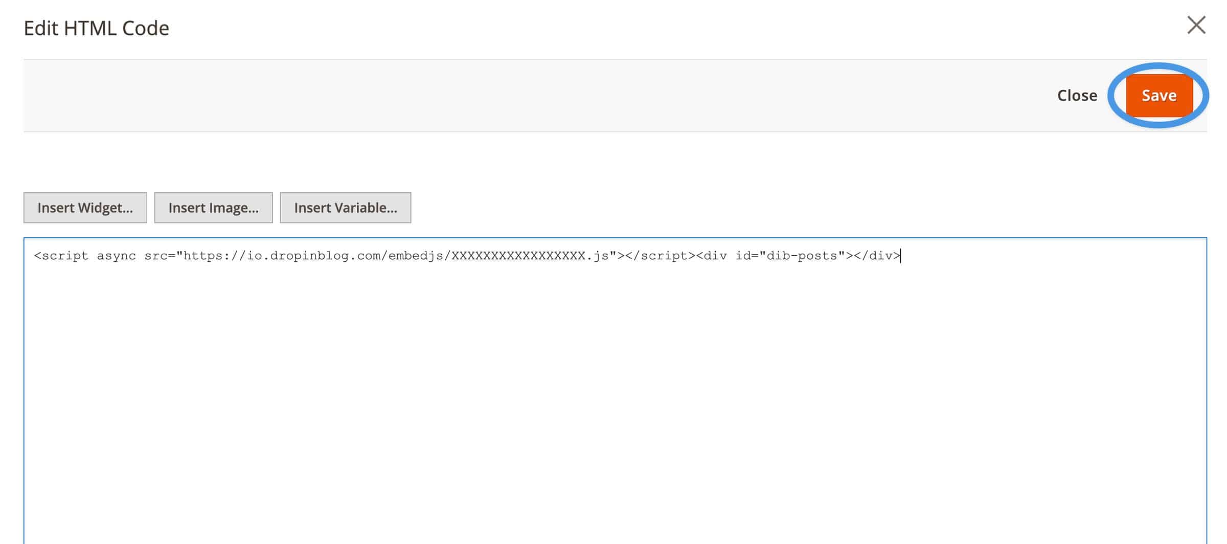 Adobe Commerce blog install step