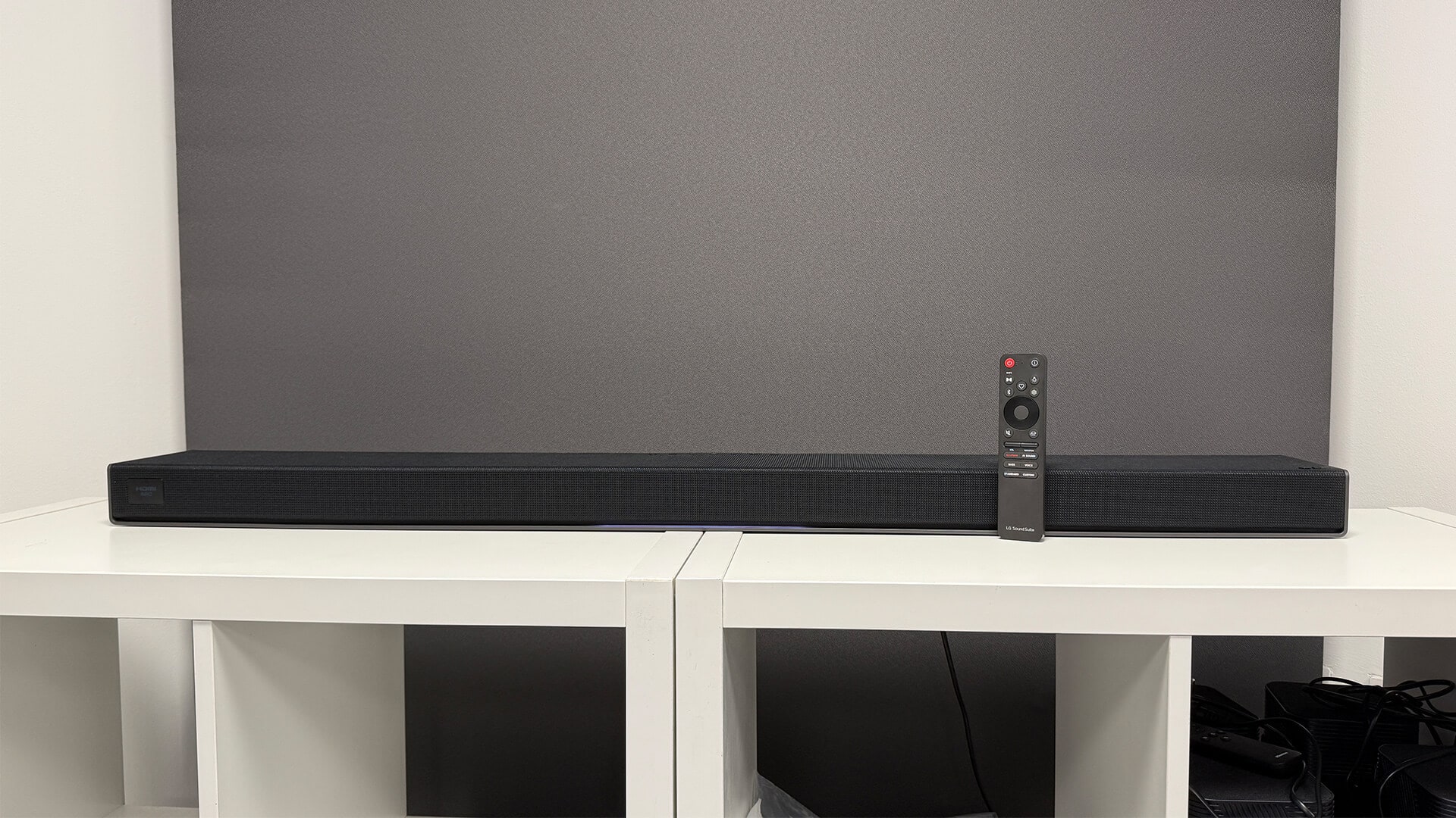 The LG Sound Suite H7 showcasing its impressive speaker array