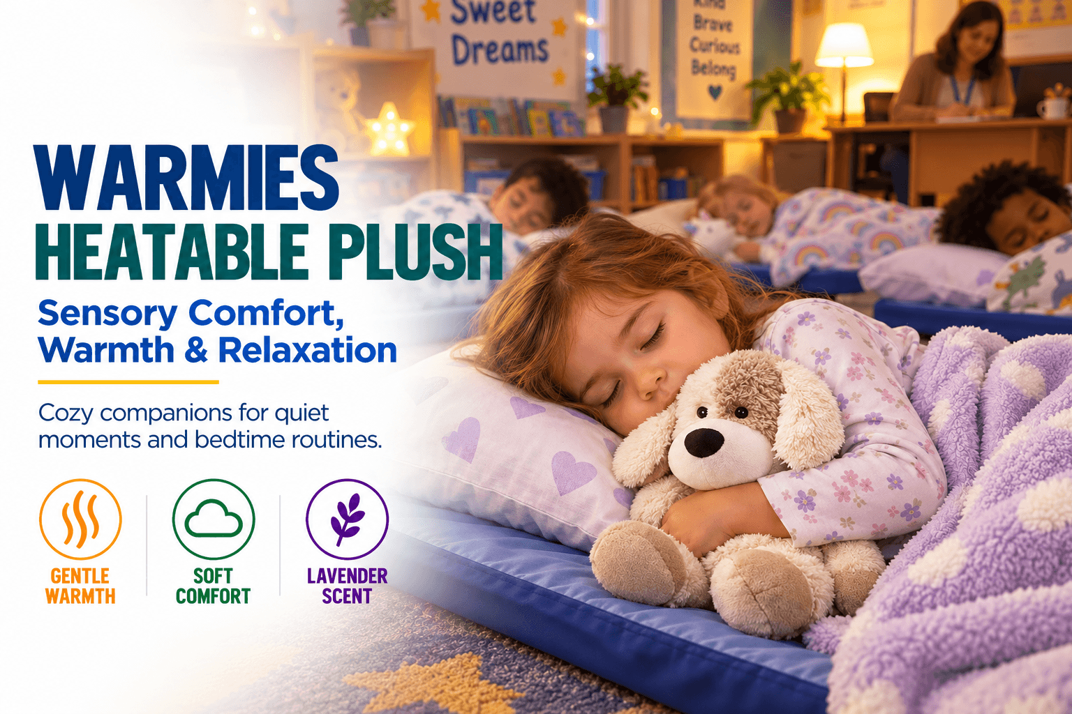 Warmies Heatable Plush for Sensory Comfort