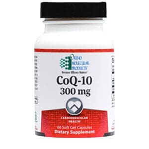 CoQ-10 300MG by Ortho Molecular Energize Your Heart