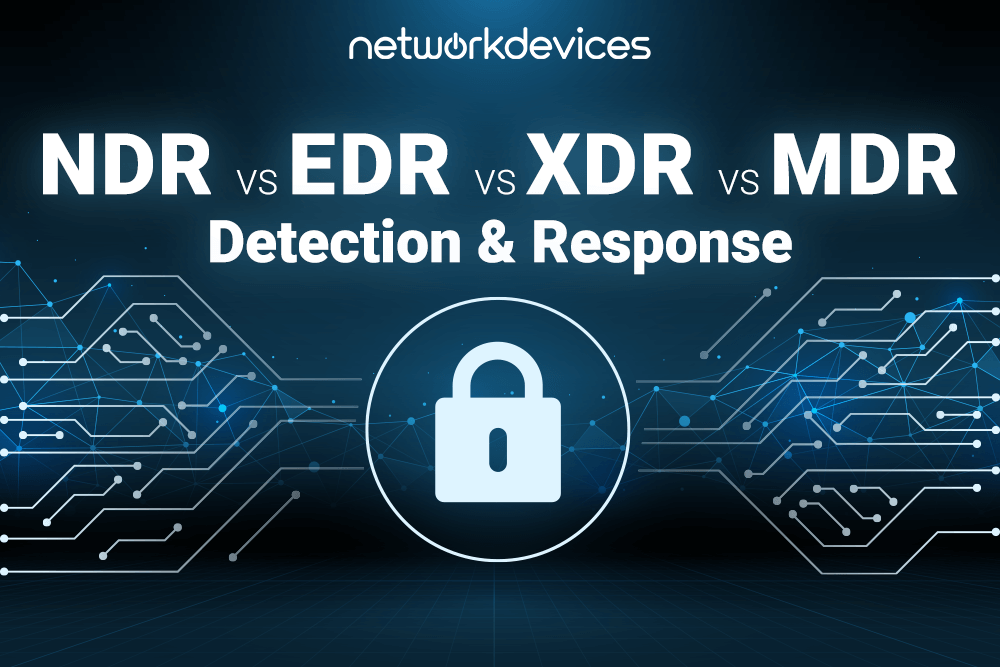 NDR vs. EDR vs. XDR vs. MDR: Detection & Response in Cyber Security