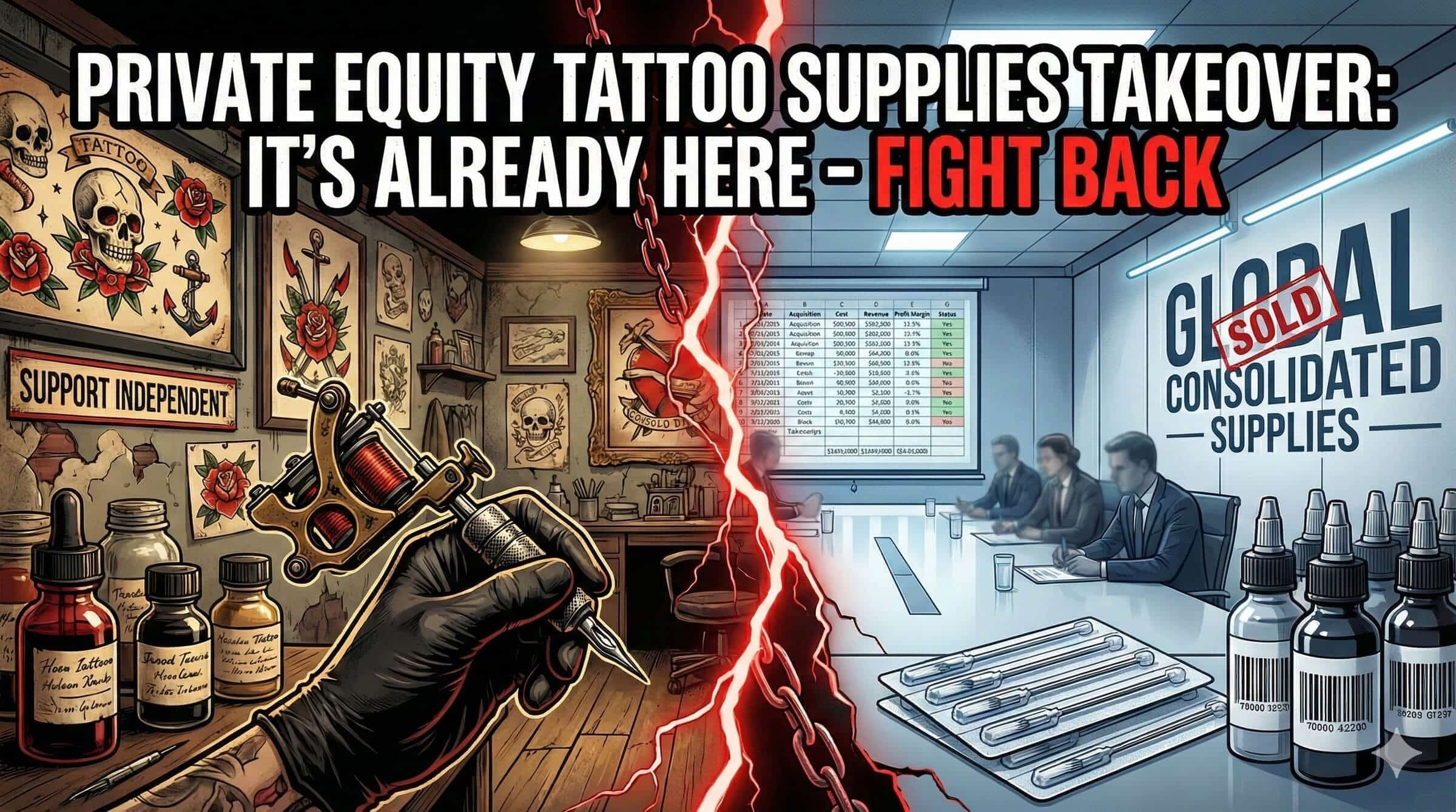 private equity tattoo supplies