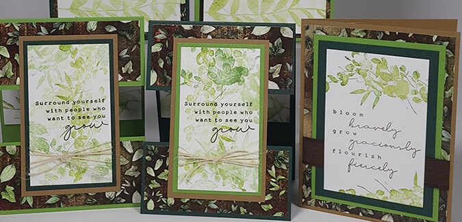 Create a set of six Flourish cards in about an hour.